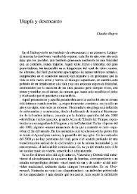 Utopía y desencanto / Claudio Magris; traducción de Blas Matamoro | Biblioteca Virtual Miguel de Cervantes