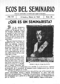 Ecos del Seminario (Orihuela, Alicante). Núm. 93, marzo de 1943 | Biblioteca Virtual Miguel de Cervantes