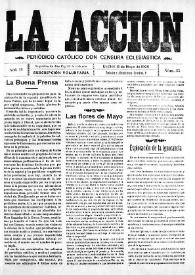 La Acción : periódico católico quincenal. Núm. 35, 15 de mayo de 1908 | Biblioteca Virtual Miguel de Cervantes
