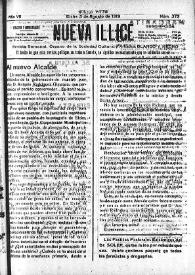Nueva Illice (1913-1927). Núm. 372, 3 de agosto de 1919 | Biblioteca Virtual Miguel de Cervantes