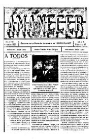 Amanecer : órgano de la sección literaria de "Coro Clavé" (Elche). Núm. 117, 4 de marzo de 1928 | Biblioteca Virtual Miguel de Cervantes