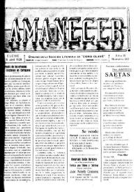 Amanecer : órgano de la sección literaria de "Coro Clavé" (Elche). Núm. 122, 8 de abril de 1928 | Biblioteca Virtual Miguel de Cervantes