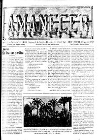Amanecer : órgano de la sección literaria de "Coro Clavé" (Elche). Núm. 141, 26 de agosto de 1928 | Biblioteca Virtual Miguel de Cervantes