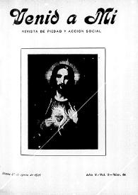Venid a Mí : revista de piedad y acción social. Núm. 64, 25 de agosto de 1921 | Biblioteca Virtual Miguel de Cervantes