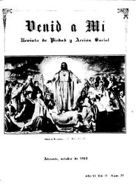 Venid a Mí : revista de piedad y acción social. Núm. 77, octubre de 1922 | Biblioteca Virtual Miguel de Cervantes