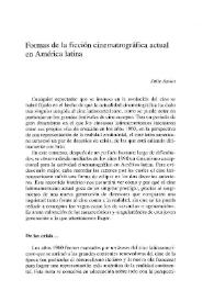 Formas de la ficción cinematográfica actual en América Latina / Julie Amiot | Biblioteca Virtual Miguel de Cervantes