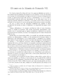 El teatro en la Almería de Fernando VII / Gabriel Nuñez Ruiz | Biblioteca Virtual Miguel de Cervantes