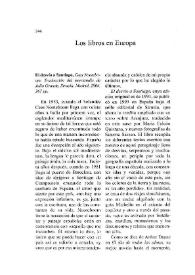 Cuadernos Hispanoamericanos, núm. 679 (enero 2007). Los libros en Europa / Jaime Priede [y otros 8 autores] | Biblioteca Virtual Miguel de Cervantes