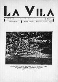 La Vila. Núm. 6, junio de 1936 | Biblioteca Virtual Miguel de Cervantes
