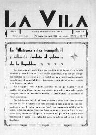 La Vila. Núm. 7-8, julio-agosto de 1936 | Biblioteca Virtual Miguel de Cervantes