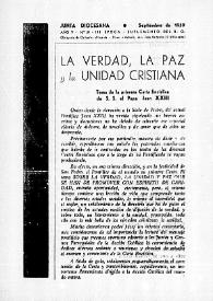 Camino: Boletín del Consejo Diocesano de los Hombres de Acción Católica. Núm. 57, septiembre de 1959 | Biblioteca Virtual Miguel de Cervantes