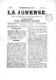 La Jonense : revista semanal científico-literaria. Núm. 3, 18 de junio de 1882 | Biblioteca Virtual Miguel de Cervantes