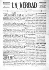 La Verdad : doctrina, crítica y combate (Villajoyosa). Núm. 15, 12 de noviembre de 1932