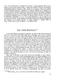 Las crisis humanas / Manuel Benavides | Biblioteca Virtual Miguel de Cervantes