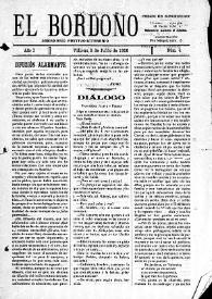 El Bordoño : Semanario Festivo-Literario. Núm. 4, 8 de julio de 1906 | Biblioteca Virtual Miguel de Cervantes