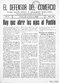 El Defensor del Comercio (Alicante). Núm. 29, 21 de marzo de 1928 | Biblioteca Virtual Miguel de Cervantes