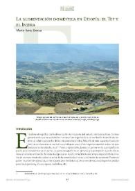 La alimentación doméstica en Etiopía: el Tef y el Injera / Mario Sanz Elorza | Biblioteca Virtual Miguel de Cervantes