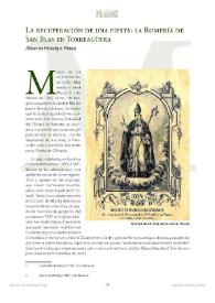 La recuperación de una fiesta: la Romería de San Blas en Torreagüera / Alberto Hidalgo Pérez | Biblioteca Virtual Miguel de Cervantes
