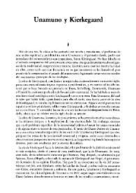 Unamuno y Kierkegaard / Jorge Uscatescu | Biblioteca Virtual Miguel de Cervantes
