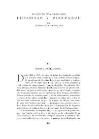 Diálogos del alma consigo misma : Hispanidad y Modernidad / por Pedro Laín Entralgo | Biblioteca Virtual Miguel de Cervantes