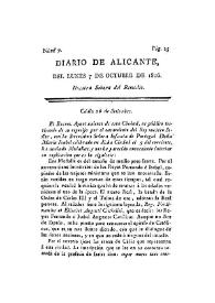 Diario de Alicante. Núm. 7, 7 de octubre de 1816 | Biblioteca Virtual Miguel de Cervantes