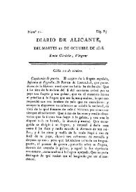 Diario de Alicante. Núm. 22, 22 de octubre de 1816 | Biblioteca Virtual Miguel de Cervantes