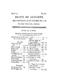 Diario de Alicante. Núm. 23, 23 de octubre de 1816 | Biblioteca Virtual Miguel de Cervantes