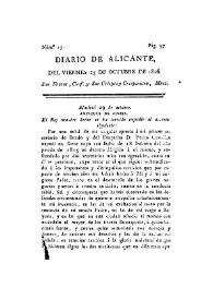 Diario de Alicante. Núm. 25, 25 de octubre de 1816 | Biblioteca Virtual Miguel de Cervantes