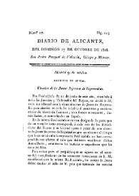 Diario de Alicante. Núm. 27, 27 de octubre de 1816 | Biblioteca Virtual Miguel de Cervantes