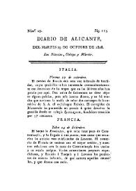Diario de Alicante. Núm. 29, 29 de octubre de 1816 | Biblioteca Virtual Miguel de Cervantes