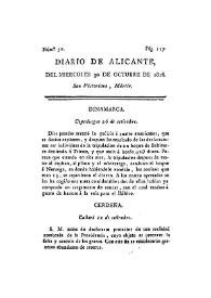 Diario de Alicante. Núm. 30, 30 de octubre de 1816 | Biblioteca Virtual Miguel de Cervantes