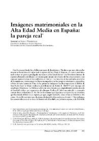 Imágenes matrimoniales en la Alta Edad Media en España: la pareja real  /  Soledad de Silva y Verástegui | Biblioteca Virtual Miguel de Cervantes
