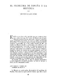 El problema de España y la historia / por Vicente Palacio Atard | Biblioteca Virtual Miguel de Cervantes