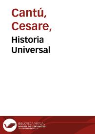 Historia Universal | Biblioteca Virtual Miguel de Cervantes