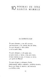 10 poemas de Fina García Marruz | Biblioteca Virtual Miguel de Cervantes