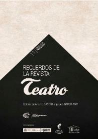 Recuerdos de la revista "Teatro" (1952-1957) / edición de Antonio Castro e Ignacio García May | Biblioteca Virtual Miguel de Cervantes