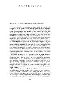 Cuadernos Hispanoamericanos, núm. 28 (abril 1952). Asteriscos | Biblioteca Virtual Miguel de Cervantes
