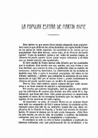La popular España de Martín Hume / Carlos Pereyra | Biblioteca Virtual Miguel de Cervantes