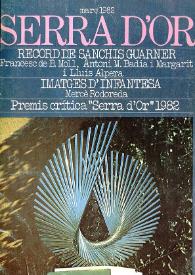 Serra d'Or. Any XXIV, núm. 270, març 1982 | Biblioteca Virtual Miguel de Cervantes