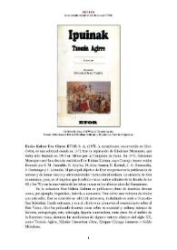 Eusko Kultur Era Gintza ETOR S. A. (1972- ) [Semblanza] / Izaro Arroita Azkarate | Biblioteca Virtual Miguel de Cervantes