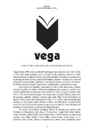 Vega (Lisboa, 1976- ) [Semblanza] / Daniel Melo | Biblioteca Virtual Miguel de Cervantes