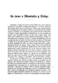 En torno a Menéndez Pelayo | Biblioteca Virtual Miguel de Cervantes