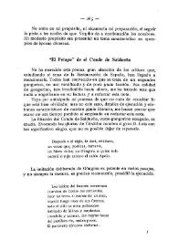 "El Pelayo" de el Conde de Saldueña / José María de Cossío | Biblioteca Virtual Miguel de Cervantes