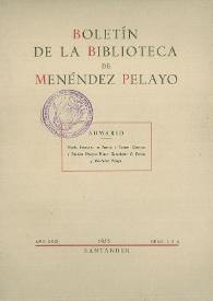 Epistolario de Pereda y Menéndez Pelayo / María Fernanda de Pereda ; Enrique Sánchez Reyes  | Biblioteca Virtual Miguel de Cervantes