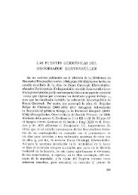 Las fuentes germánicas del historiador Khevenhüller / César Aguilera | Biblioteca Virtual Miguel de Cervantes