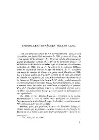 Epistolario Menéndez Pelayo-Cazac / André Barón | Biblioteca Virtual Miguel de Cervantes