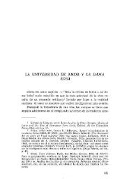 La Universidad de amor y "La dama boba" / Aurora Egido | Biblioteca Virtual Miguel de Cervantes