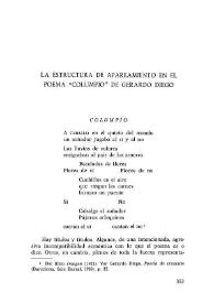 La estructura de apareamiento en el poema "Columpio" de Gerardo Diego / Emilio Moratilla García | Biblioteca Virtual Miguel de Cervantes