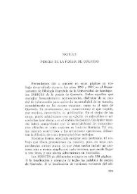Índices de la poesía de Quevedo / Santiago Fernández Mosquera y Antonio Azaustre Galiana | Biblioteca Virtual Miguel de Cervantes