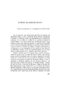 Revisión de Menéndez Pelayo / Pedro Laín Entralgo | Biblioteca Virtual Miguel de Cervantes